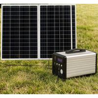 Station d'alimentation portable de secours pour la maison, 100 W, pour utilisation en extérieur