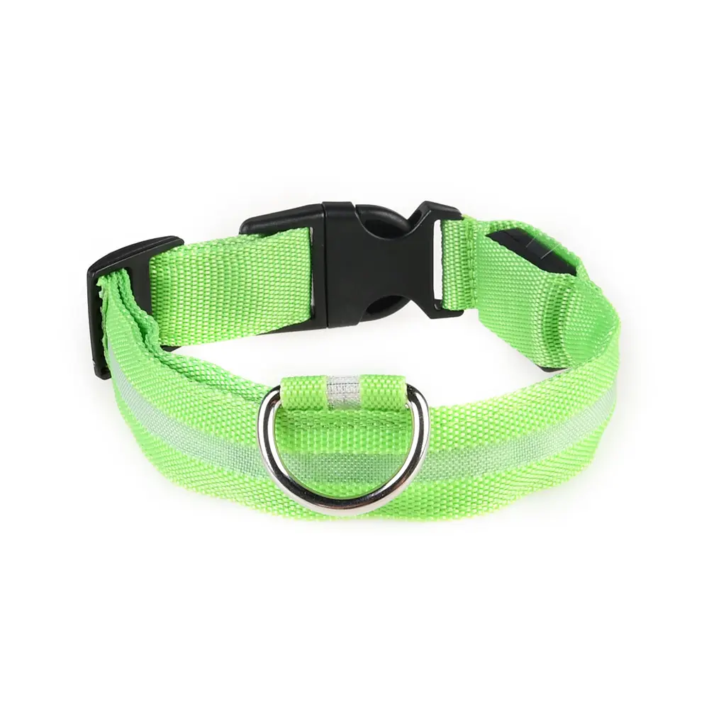 Waterproof Light Up Flashing Luminous Glowing Luz Custom Pet LED Dog Collar USB Rechargeable Para Perro Mascotas