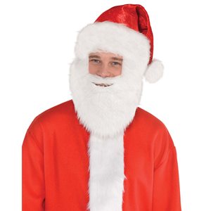 Giáng sinh ông già Noel ria mép trang trí Santa <span class=keywords><strong>hat</strong></span> với râu bên trang trí nguồn cung cấp - Product Image 4