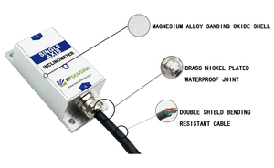 Bwaxis BWM417 tek eksenli dijital İnklinometre 0.01 derece doğruluk RS232 RS485 TTL <span class=keywords><strong>Tilt</strong></span> sensörü için opsiyonel Modbus çıkışı - Product Image 5