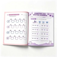 Ensemble de livres d'activités éducatives pour bébés, enfants, maternelle et préscolaire avec impression d'autocollants OEM et design personnalisé
