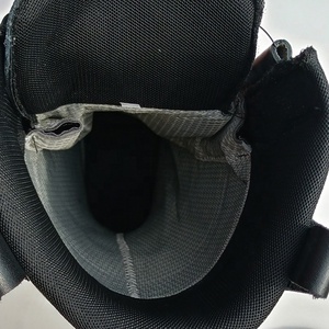 รองเท้าบู๊ตหนังสีดำกันความร้อนหัวเหล็กสำหรับนักผจญเพลิง - Product Image 5