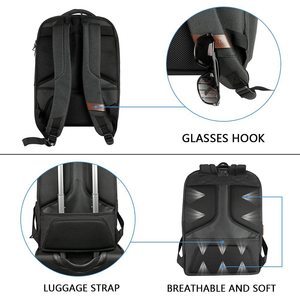 Mochila Impermeable para Negocios y Universidad, con Puerto USB, Cierre de Cremallera y Protección Antirrobo, Unisex - Product Image 5