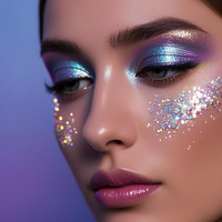 Haute Pigment lâche miroitant poudre de paillettes de qualité cosmétique pour le corps paillettes fard à paupières brillant à lèvres Nail Art