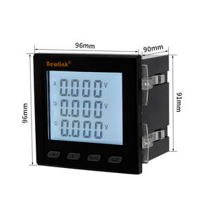 EcoNewlink NLK900E-2S4 2025 220V AC Modbus RS485 Compteur d'énergie triphasé multifonctionnel Analyseur de puissance  UAE ESMA ECAS - Product Image 3