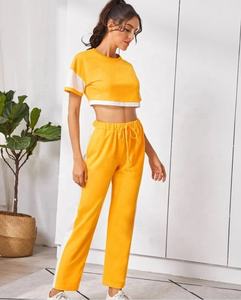 Top Quality Athletic Women 2Pcs hoodies and shorts set custom tracksuits with logo - Product Image 4