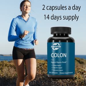 Suplemento de Colon de 14 Días, Venta Caliente OEM/ODM, Cáscara de Psyllium, Hoja de Senna y Probióticos, Sin OMG, 28 Cápsulas, 1-2 al Día - Product Image 4