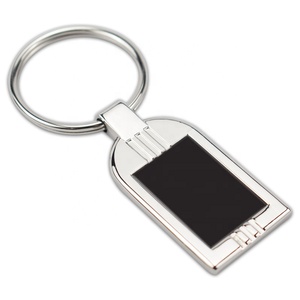 Manufacturer High Quality Custom Logo Promotional Rectangle Shape Metal <b>Key</b> <b>Chain</b> - Product Image 3