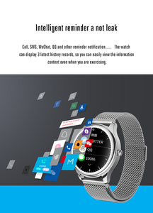 <span class=keywords><strong>Dafit</strong></span>-reloj inteligente deportivo para mujer, pulsera de metal con pantalla táctil grande, NRF52832, novedad de 2021 - Product Image 6