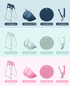 Offre Spéciale pince à bol anti-brûlure ensemble de 5 pièces pince à plaque et à vaisselle résistante à la chaleur pince anti-brûlure - Product Image 2