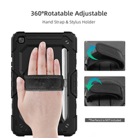 Housse de protection robuste antichoc pour tablette Samsung Galaxy Tab S7 S8 11 pouces avec support pour stylet