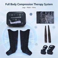 Bottes de compression BREOKANG pour athlètes, 6 chambres d'air, masseur de jambes, contrôle du temps, matériau PU pour soulager les douleurs musculaires