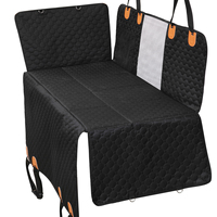 Tapis de voyage pliable et imperméable pour animaux de compagnie, housse de siège de voiture avec planche de chargement, fond antidérapant, pour sièges arrière de voiture, adapté aux chiens et à toutes les voitures