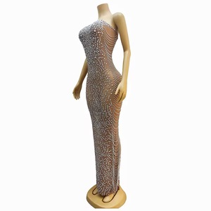 Recién llegado, vestido ajustado largo <span class=keywords><strong>para</strong></span> mujer, <span class=keywords><strong>fiesta</strong></span>, cóctel, <span class=keywords><strong>ropa</strong></span> Vintage, vestidos al por mayor, mujer, señora, elegante, modesto - Product Image 1