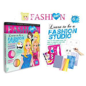 Quaderno Personalizzato <span class=keywords><strong>per</strong></span> Disegno e Apprendimento <span class=keywords><strong>per</strong></span> Bambine, Set Creativo di Moda - Product Image 2