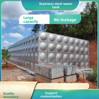 Réservoir d'élevage de poissons et de stockage d'eau en acier inoxydable 304, durable, léger, enterré ou hors sol, isolé, pour une utilisation à grande échelle
