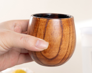 Taza de Madera Natural Hecha a Mano |   Vaso de madera para agua/café/whisky |   Caja de Regalo y Logotipo Personalizado para Regalos y Venta al por Mayor - Product Image 1