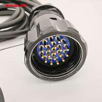Câble d'alimentation Socapex 6 canaux 19 broches, boîtier de distribution d'alimentation 6 sorties 13AWG pour scène et concert, câble serpent Socapex