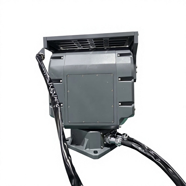 Industrial High Precision ±0.1° 20kg Loading Image Stabilization Side-load/Top-load PTZ Pan Tilt Motorized Head with LAN Control