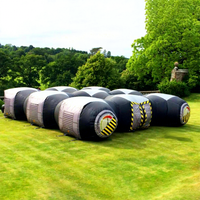 Joymburr Nouvelle arène de laser game gonflable, jeu de labyrinthe, château gonflable, aire de jeux trampoline pour enfants à vendre