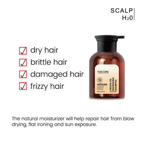 Shampoo à l'huile d'argan 100% biologique YOGI CARE, hydratant et nourrissant, produit par un fabricant de shampooing à l'huile d'argan - Product Image 5