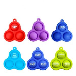 Llavero de Silicona Sensorial Antiestrés con Logotipo Personalizado al por Mayor de China - Product Image 2
