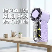 Offre limitée T81 - Ventilateur portable, mini ventilateur à main, ventilateurs personnalisés, ventilateur à main à cinq turbines