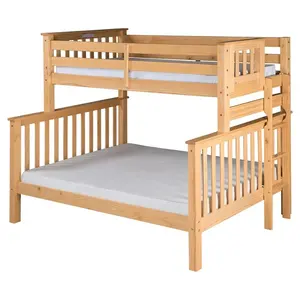 现代安全简约双人儿童双层床带抽屉印度尼西亚标准婴儿卧室别墅家具