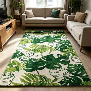 Tapis Marron 3D pour Salon, Décoration Intérieure Simple et <span class=keywords><strong>Moderne</strong></span>, Tapis Doux et Moelleux pour <span class=keywords><strong>Chambre</strong></span> à Coucher, Cour et <span class=keywords><strong>Chambre</strong></span> de Luxe - Product Image 4