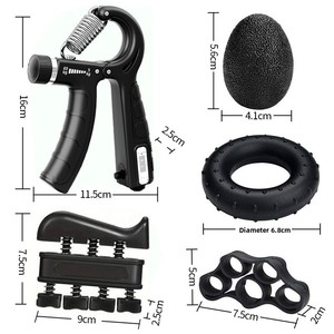 Set Grip Professionale per Allenamento della Forza di Presa, Esercizio Muscolare del Braccio, Riabilitazione, Unisex, per Dita e Polso, con Molla ABS - Product Image 2