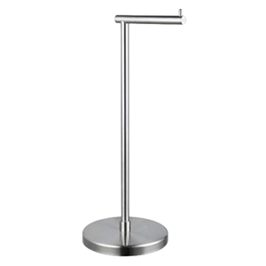 Bathroom <strong>Toilet</strong> Paper <strong>Holder</strong> Stand Modern Tissue <strong>Roll</strong> <strong>Holder</strong> SUS304 Stainless Steel Rustproof <strong>Freestanding</strong> Matte <strong>Black</strong> - Product Image 1