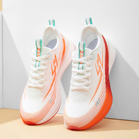 Chaussures de course en gros avec semelle intermédiaire Popcorn pour hommes et femmes, plaque carbone, propulsion, absorption des chocs, baskets respirantes, chaussures de course
