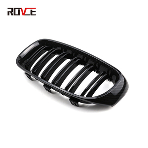 Grille pour BMW série 3 GT F34 2012-2020 Grille avant <span class=keywords><strong>de</strong></span> voiture en Fiber <span class=keywords><strong>de</strong></span> carbone Double sels Kit <span class=keywords><strong>de</strong></span> carrosserie - Product Image 3
