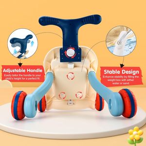 Juguete Andador Multifuncional 4 en 1 para Bebés, Juguete Educativo Temprano con Música y Mesa de Estudio - Product Image 3