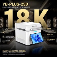 Analyseur XRF portable de métaux précieux Yubang YB-PLIS-25D, spectromètre de bureau mini, pour or, argent, platine et bijoux, prix usine