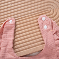 Conjunto de 3 Piezas de Algodón para Bebé Recién Nacida, Gorro Turbante, Babero con Volantes, Calcetines con Lazo, Súper Suave y Transpirable, 0-12 Meses, Regalo para Baby Shower