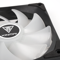 XINMAI High Performance CPU Fan 120mm,4 Heatpipe Tower Air Cooler ARGB LED Lighting,Gaming Computer Fan for AMD AM4/AM5 Intel