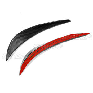 2 pièces de garnitures latérales de pare-chocs avant en fibre de carbone, canards, ailerons, spoiler pour Audi R8 2008 2009 2010 2011 2012 2013 2014 - Product Image 5