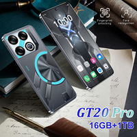 هاتف ذكي GT20 Pro 5G بنظام أندرويد، شاشة كبيرة HD مقاس 7.3 بوصة، معالج عشاري النواة، شحن سريع 65 واط، معدل تحديث 144 هرتز، كاميرا 108 ميجابكسل، هاتف محمول عالي الجودة بتقنية LTE