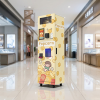 Máquina Expendedora Automática de Palomitas de Maíz, Máquina Inteligente de Autoservicio para Centros Comerciales, Cines, Parques de Atracciones y Lugares Turísticos