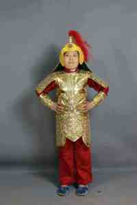 Armadura de samurái tradicional japonesa, armadura de samurái usable para niños, Uesugi <span class=keywords><strong>Kenshin</strong></span> Nanban Gusoku, accesorios de TV - Product Image 3