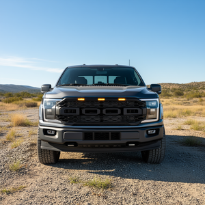 Rejilla Delantera LED para Ford F-150, Color Negro, Modelo D0100HE1UGW, Pieza de Mejora de Plástico para Reequipamiento - Product Image 2