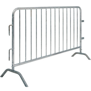 Barrera Metálica Temporal de Alta Seguridad YC, Barrera Metálica Temporal de Alta Gama para Control de Multitudes, Barrera Metálica Resistente para Estacionamiento - Product Image 1