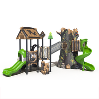 Équipement de terrain de jeux extérieur sur le thème de la forêt pour les centres de villégiature MT-FSW007