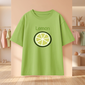 T-shirt décontracté pour femme en fibre de bambou écologique, coupe oversize, col montant, motif 3D – Style streetwear ample pour l'été - Product Image 3
