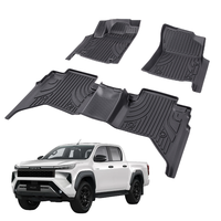Tapis de sol de voiture en TPE inodore pour TOYOTA HILUX TRAVO LHD 2026, anti-acide, doublures de sol de véhicule, tapis de sol automobiles de luxe