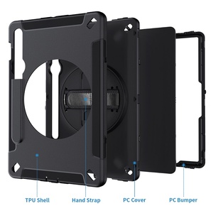 Étui robuste multi-matériaux avec béquille rotative à 360° et emplacement pour stylet pour tablette Samsung <span class=keywords><strong>Tab</strong></span> <span class=keywords><strong>S7</strong></span> 11 pouces (SM-X730, SM-X736B) - Product Image 6