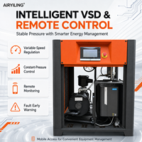 Compresor de Aire de Tornillo VSD de 15kW 20HP BTS-20 2.4m³/min de Alta Eficiencia, Refrigerado por Aire, Motor PM, IP65, Maquinaria Industrial Silenciosa
