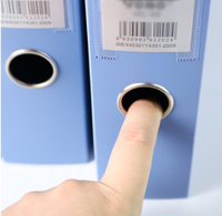 Boîte à documents en plastique en PP de couleur unie, format A4, boîte à documents