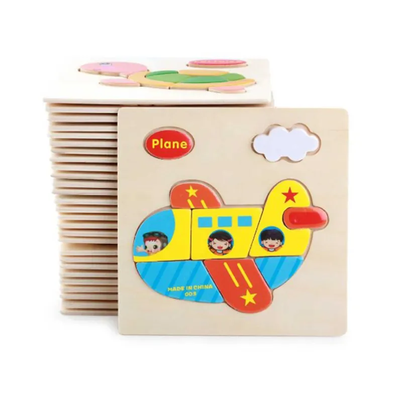 木製パズルゲームおもちゃ2022人気キッズ赤ちゃん動物ジグソーパズル幼児モンテッソーリ教育玩具